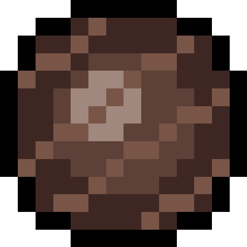 チョコ（ライン）【ブラウン/丸型】03