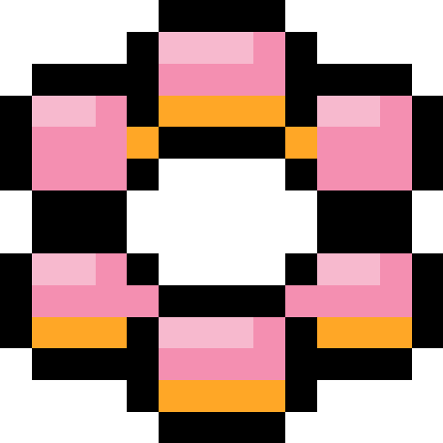 もちもちドーナツ（ストロベリーチョコがけ）