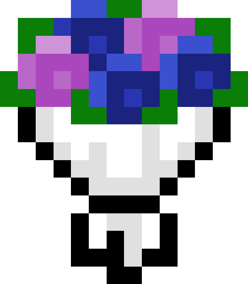 花束（バラ）【ブルー/パープル】