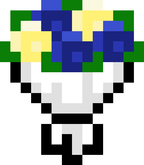 花束（バラ）【ブルー/ホワイト】