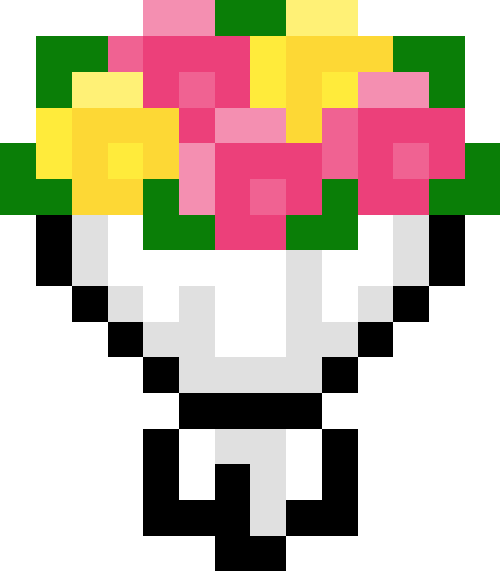 花束（バラ）【ピンク/イエロー】