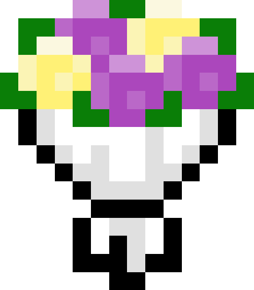 花束（バラ）【パープル/ホワイト】