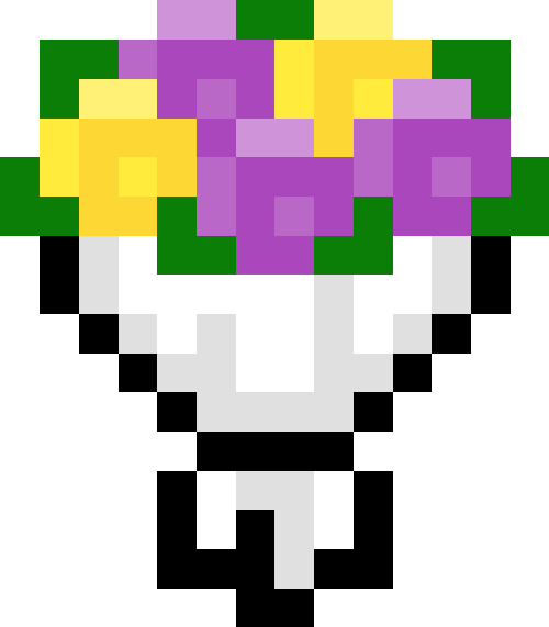 花束（バラ）【パープル/イエロー】