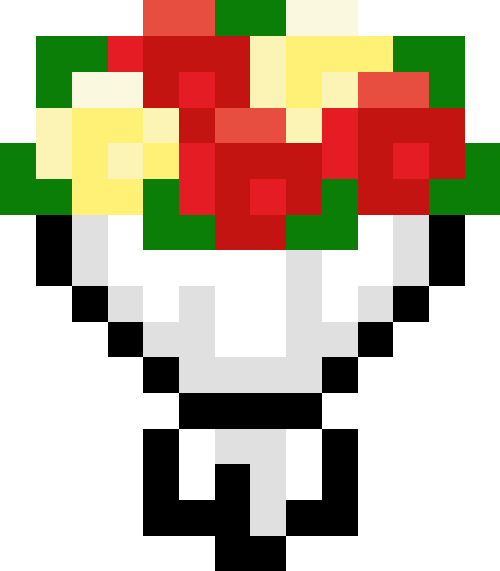 花束（バラ）【レッド/ホワイト】