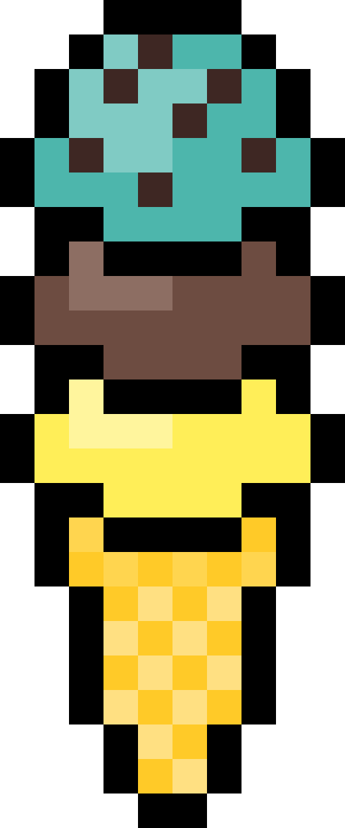 アイスクリーム（コーン/トリプル/バニラ/チョコ/チョコミント）