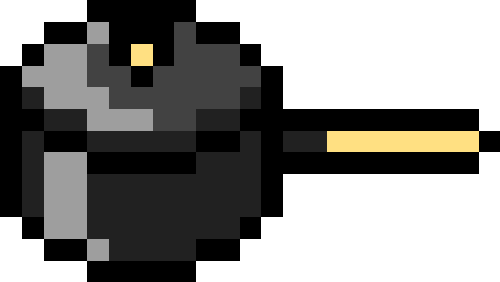 ホーロー鍋（片手/蓋あり）【ブラック】