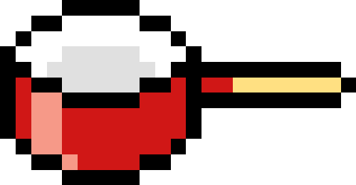 ホーロー鍋（片手）【レッド】