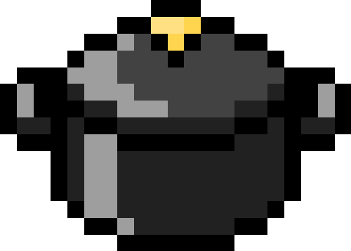 ホーロー鍋（両手/蓋あり）【ブラック】