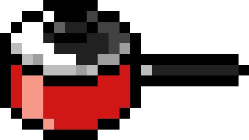 加工鍋（片手/蓋あり）【レッド】