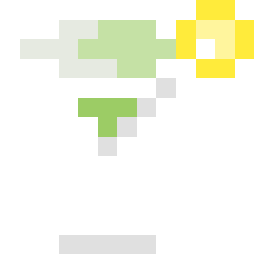 カクテル（カクテルグラス/レモンあり）【グリーン】