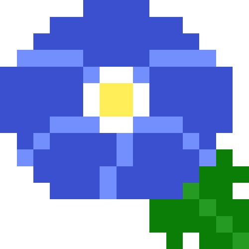 朝顔【ブルー】