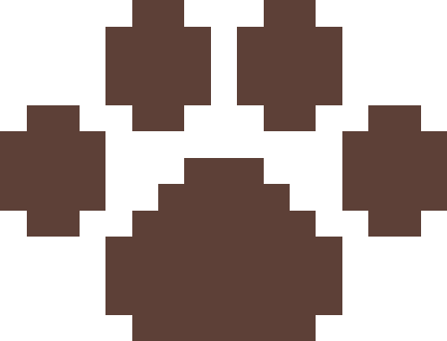 足あと【ブラウン】