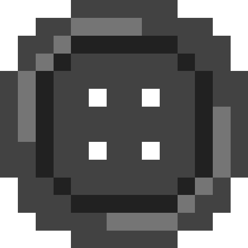 ボタン【ブラック】