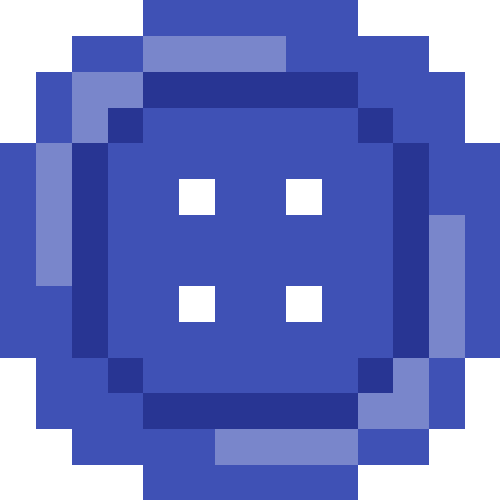 ボタン【ブルー】