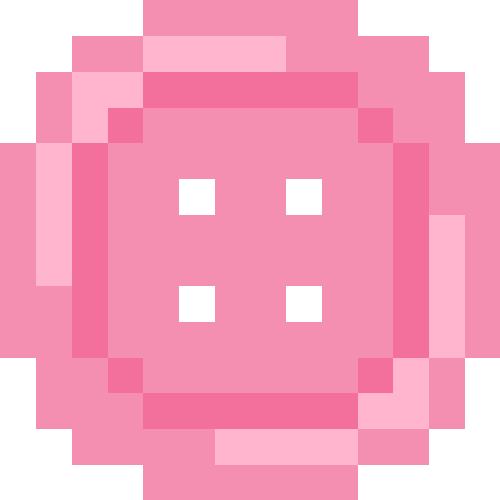 ボタン【ピンク】