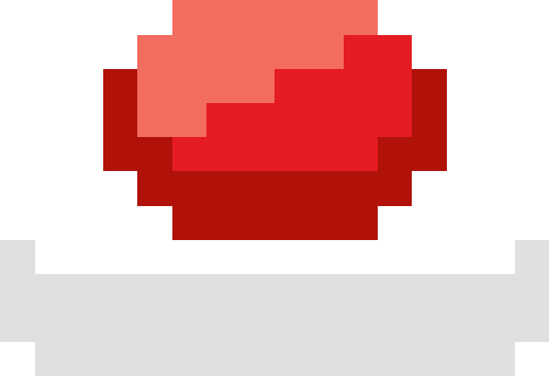 押しボタン（ON）【レッド】