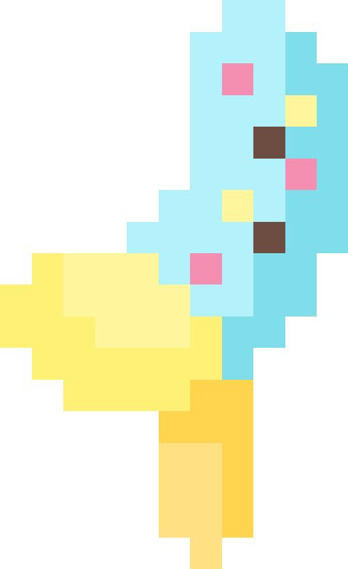 チョコバナナ（ブルーハワイ）