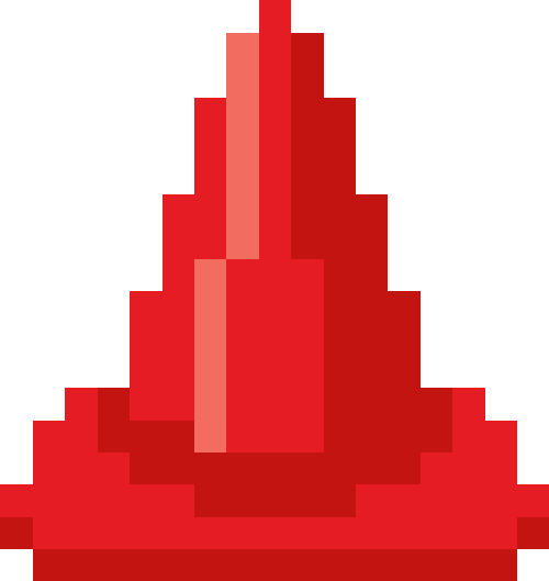 カラーコーン【レッド】