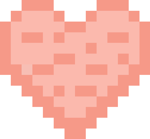 ハート型クッキー（イチゴ）