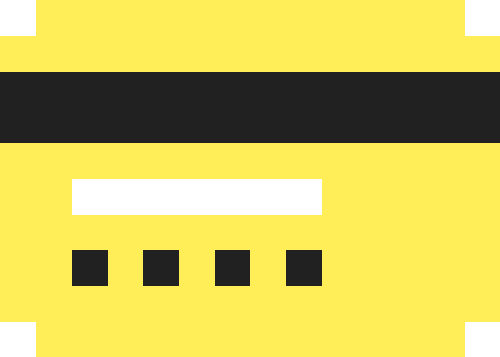 クレジットカード（裏）【ゴールド】