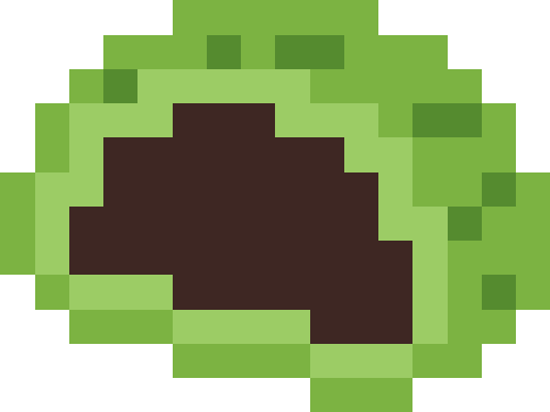 大福（よもぎ）【断面】