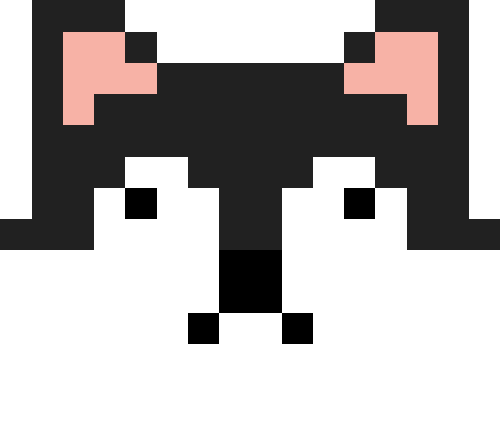 ハスキー（ブラックホワイト）