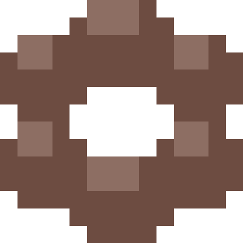 もちもちドーナツ（チョコ）