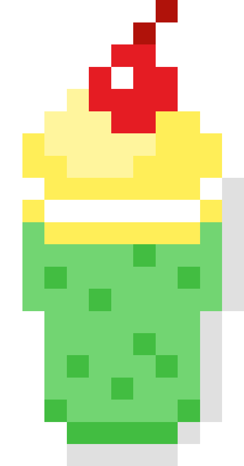 クリームソーダ（チェリーあり）