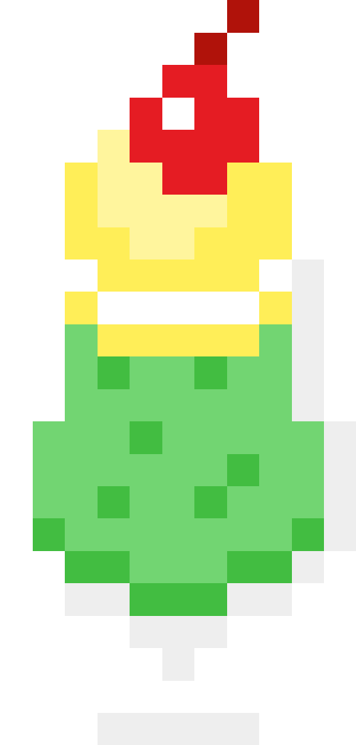 クリームソーダ（チェリーあり）