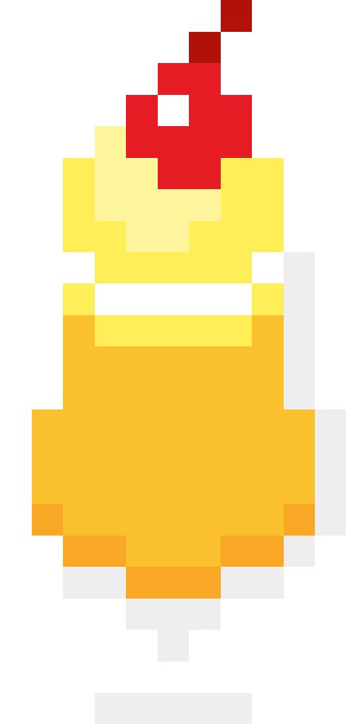 オレンジフロート（チェリーあり）