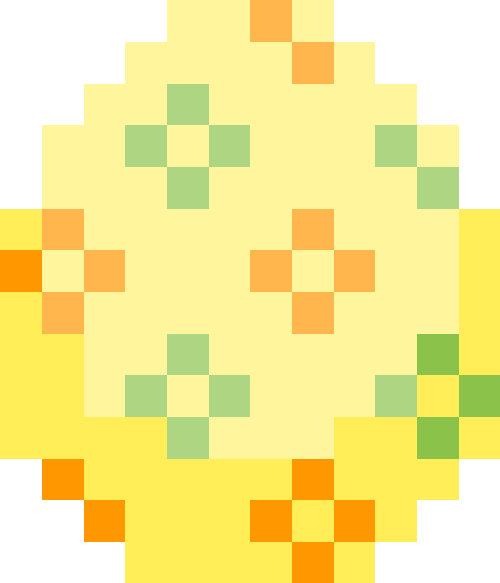 イースターエッグ03【グリーン/オレンジ】