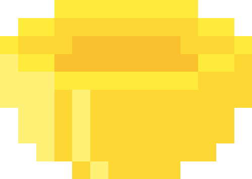 ガチャカプセル（底）【イエロー】