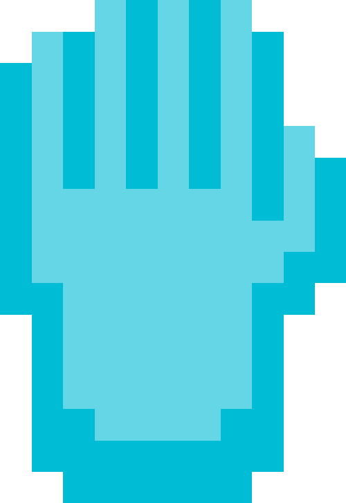 ゴム手袋（左）【グリーン】