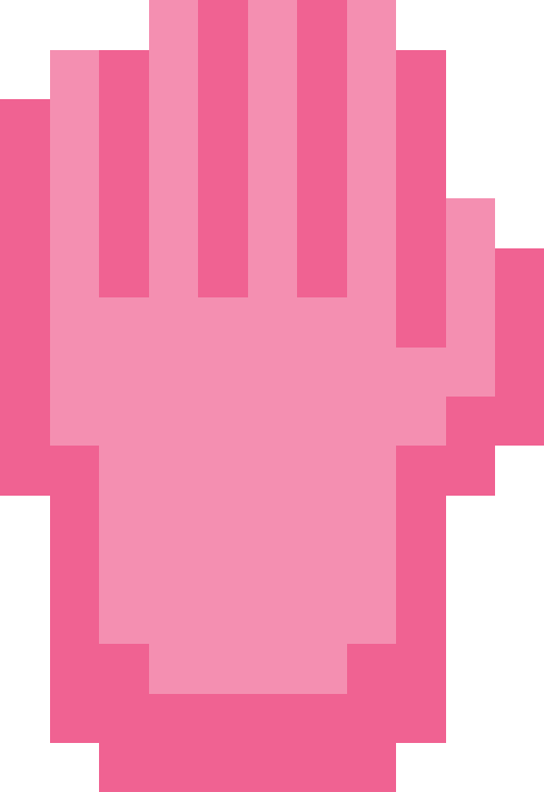 ゴム手袋（左）【ピンク】