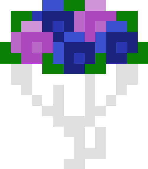 花束（バラ）【ブルー/パープル】