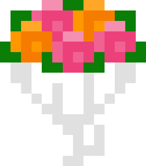 花束（バラ）【ピンク/オレンジ】