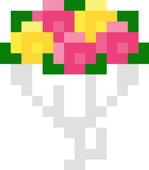 花束（バラ）【ピンク/イエロー】