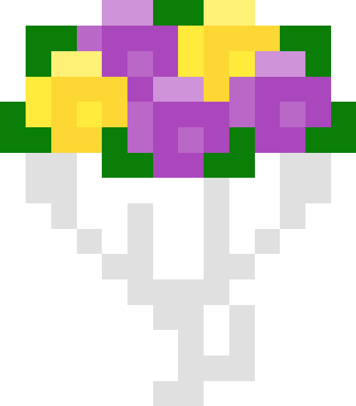 花束（バラ）【パープル/イエロー】