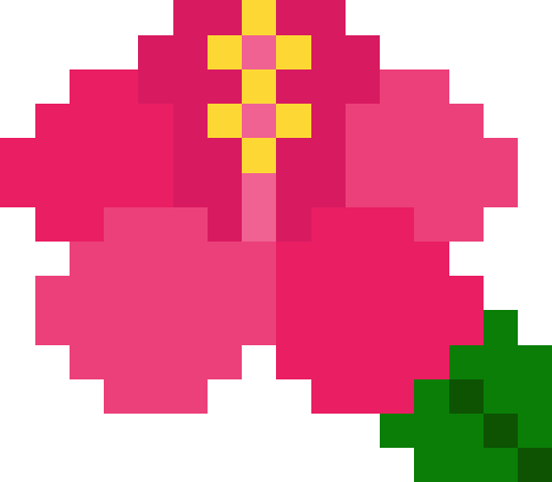 ハイビスカス02【ピンク】