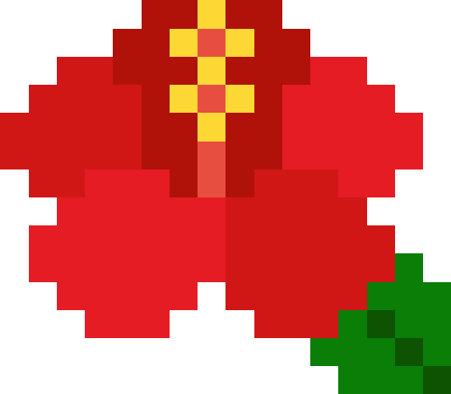 ハイビスカス02【レッド】