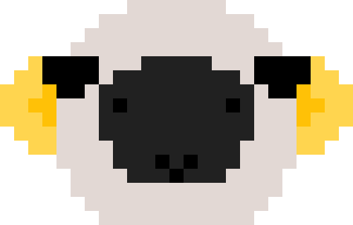 黒ヒツジ（ツノあり）