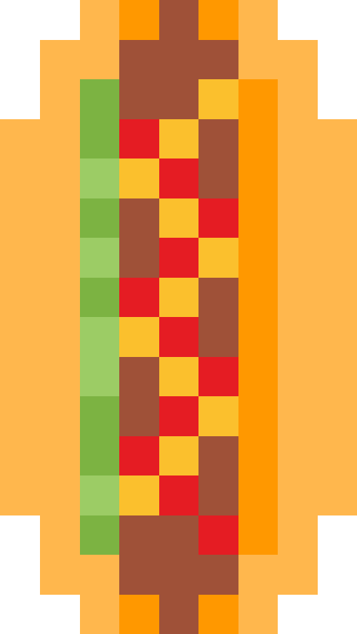 ホットドッグ（レタスあり）