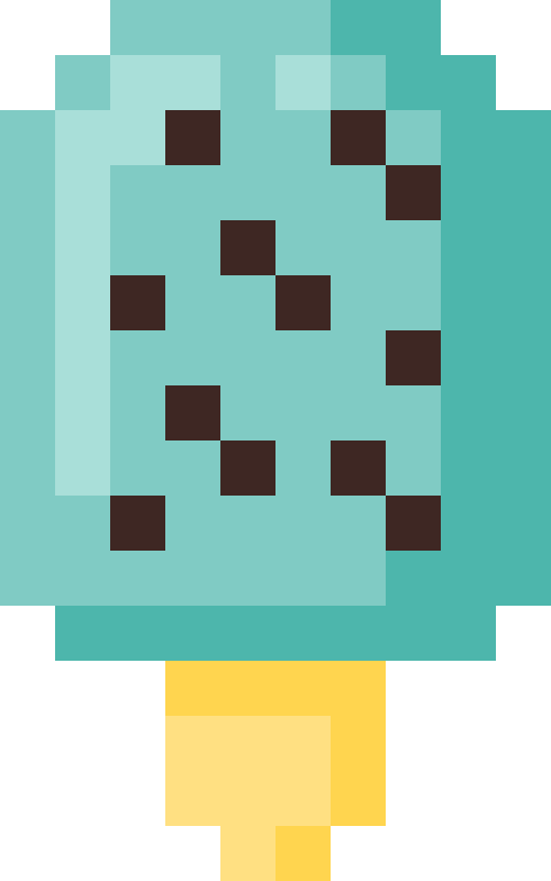 棒アイス（チョコミント）