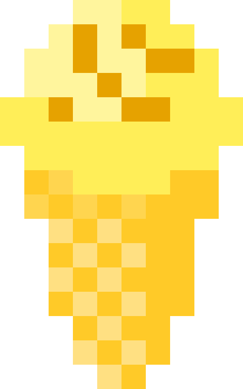 アイスクリーム（コーン/キャラメルリボン）