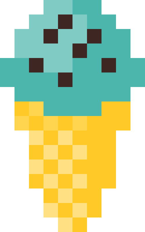 アイスクリーム（コーン/チョコミント）