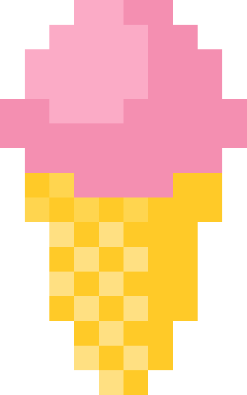 アイスクリーム（コーン/ストロベリー）