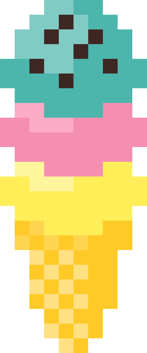 アイスクリーム（コーン/トリプル/バニラ/ストロベリー/チョコミント）