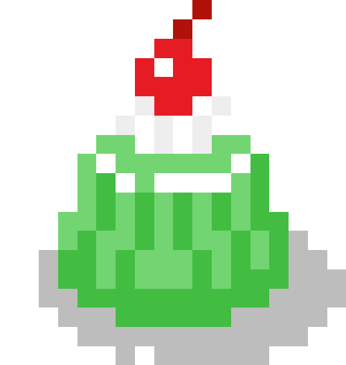 メロンゼリー（レトロ）