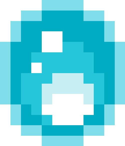 宝石（半球）【ライトブルー】