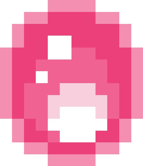 宝石（半球）【ピンク】